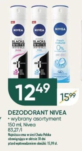 Chata Polska DEZODORANT NIVEA 150 ml oferta