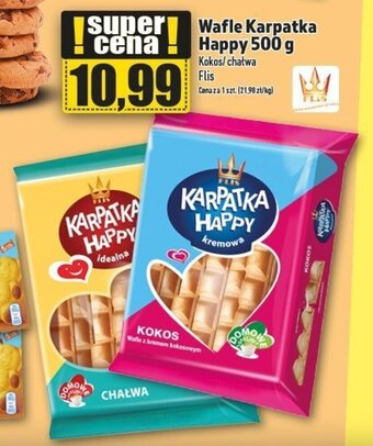 Topaz Wafle Karpatka Happy 500 g oferta