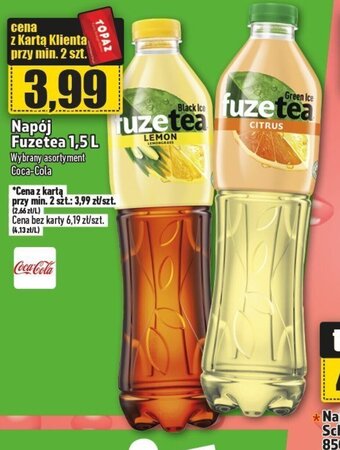 Topaz Napój Fuzetea 1,5 L oferta