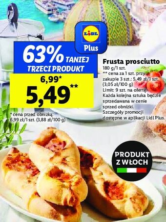 Lidl Frusta prosciutto oferta