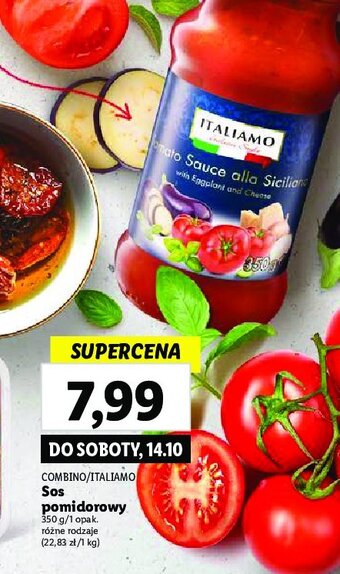 Lidl Sos pomidorowy bio oferta