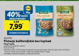 Lidl Pistacje kalifornijskie bez łupinek z solą oferta