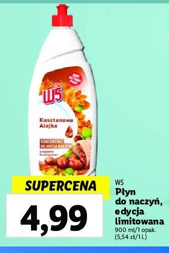 Lidl Płyn do naczyń kasztanowa alejka oferta