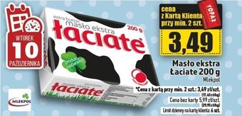 Topaz Masło ekstra Łaciate 200 g oferta