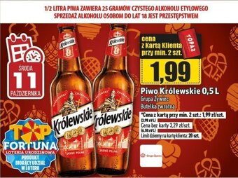 Topaz Piwo Królewskie 0,5 L oferta