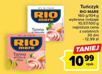 Carrefour Tuńczyk RIO MARE 160 g/104g oferta