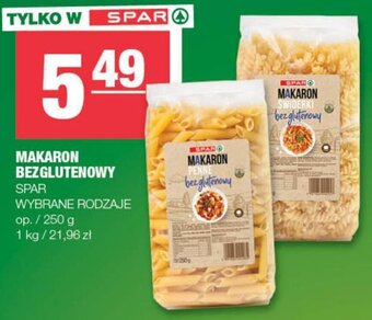 Spar MAKARON BEZGLUTENOWY 250 g oferta