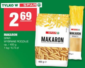 Spar MAKARON 400 g oferta