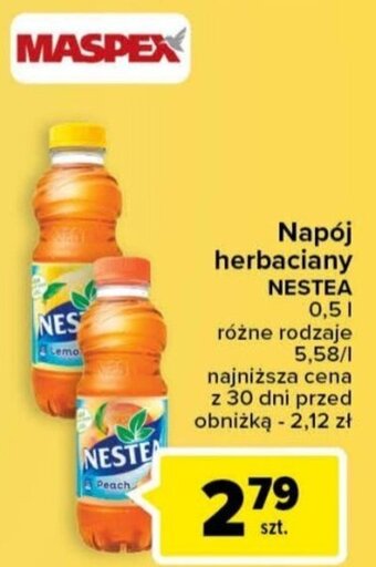 Carrefour Napój herbaciany NESTEA 0,5l oferta