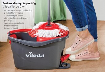 Biedronka Zestaw do mycia podłóg vileda oferta