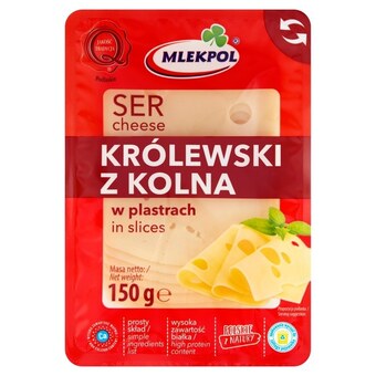 Carrefour Express Mlekpol ser królewski z kolna w plastrach 150 g oferta