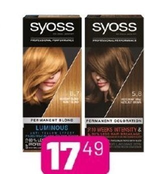 Koliber drogerie Syoss farba do włosów miodowy blond 8-7 oferta