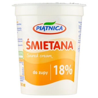 Społem Piątnica śmietana 18 % 400 g oferta