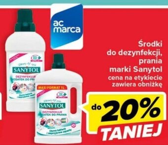 Carrefour Środki do dezynfekcji, prania marki Sanytol oferta