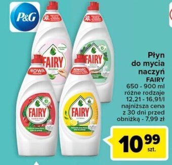 Carrefour Płyn do mycia naczyń FAIRY 650-900 ml oferta