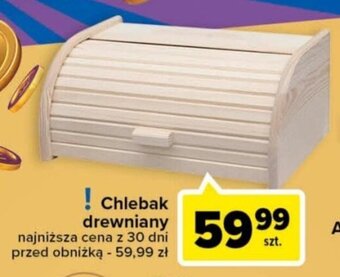 Carrefour Chlebak drewniany oferta