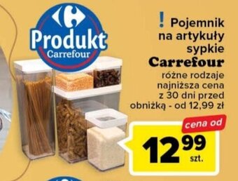 Carrefour Pojemnik na artykuły sypkie Carrefour oferta