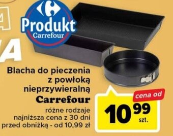 Carrefour Blacha do pieczenia z powłoką nieprzywieralną Carrefour oferta
