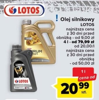 Carrefour Olej silnikowy LOTOS 1 l oferta