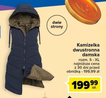 Carrefour Kamizelka dwustronna damska oferta