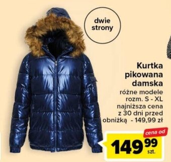 Carrefour Kurtka pikowana damska oferta
