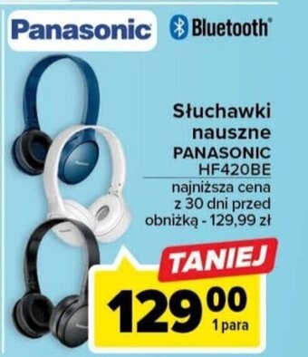 Carrefour Słuchawki nauszne PANASONIC HF420BE oferta