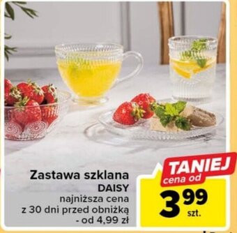 Carrefour Zastawa szklana DAISY oferta