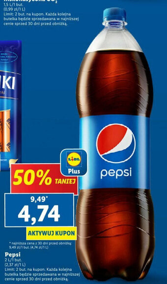 Lidl Pepsi 2 l oferta