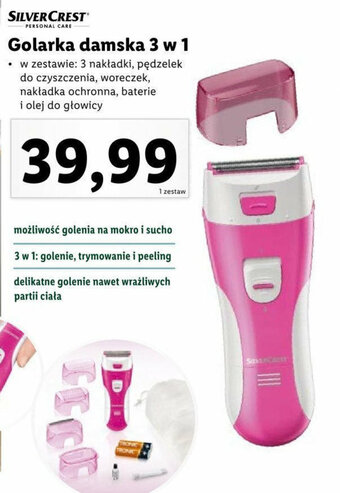 Lidl SILVERCREST Golarka damska 3 w 1 oferta