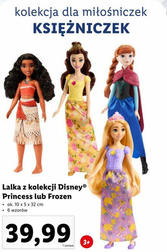 Lidl Lalka z kolekcji Disney Princess lub Frozen oferta