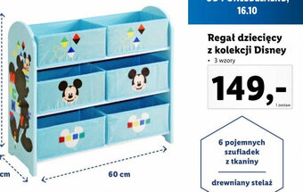 Lidl Regał dziecięcy z kolekcji Disney oferta
