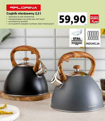 Lidl Czajnik nierdzewny 2,5 l oferta