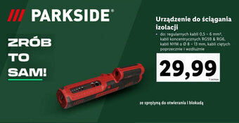 Lidl PARKSIDE Urządzenie do ściągania izolacji oferta