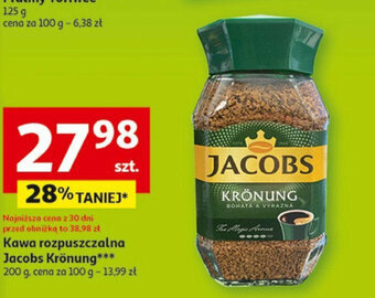 Auchan Kawa rozpuszczalna Jacobs Krönung 200 g oferta