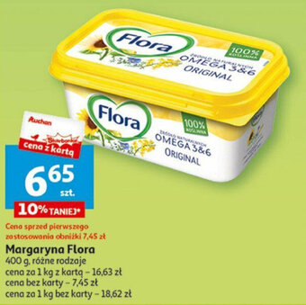 Auchan Margaryna Flora 400 g oferta