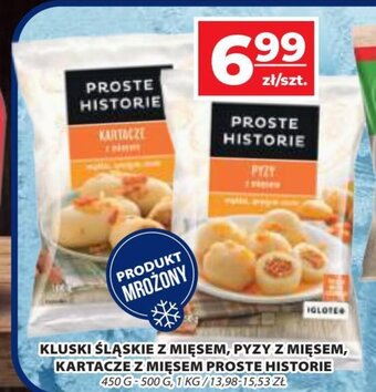 Top Market KLUSKI ŚLĄSKIE Z MIĘSEM PYZY Z MIĘSEM KARTACZE Z MIĘSEM PROSTE HISTORIE 450-500g450 G-500 G 1 KG/13,98-15,53 ZŁ oferta