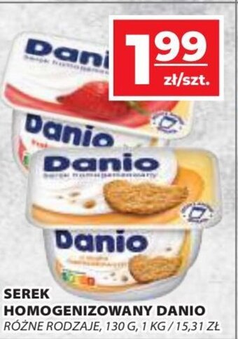 Top Market SEREK HOMOGENIZOWANY DANIO 130g oferta