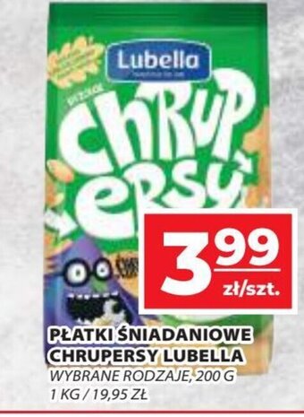Top Market PŁATKI ŚNIADANIOWE CHRUPERSY LUBELLA 200g oferta