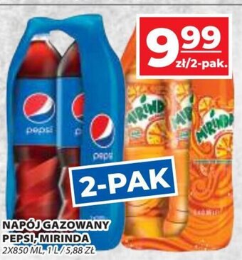 Top Market NAPÓJ GAZOWANY PEPSI MIRINDA 2X850 ML oferta