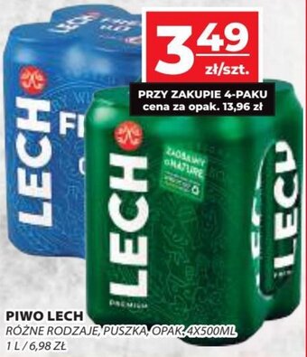 Top Market PIWO LECH 4x500ml oferta