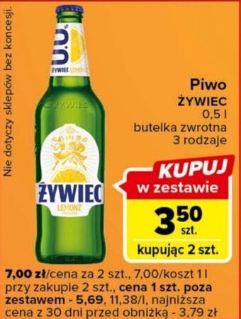 Carrefour Express Piwo ŻYWIEC 0,5l oferta
