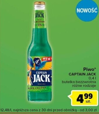 Carrefour Express Piwo CAPTAIN JACK 0,4l oferta