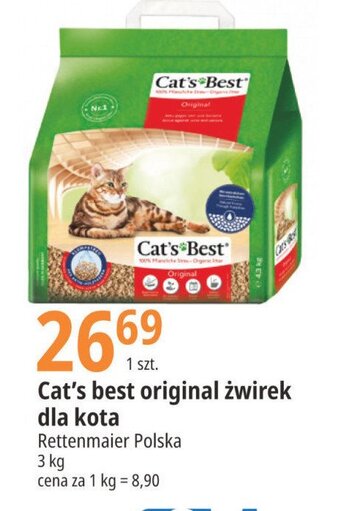 E.Leclerc Żwirek dla kota original oferta