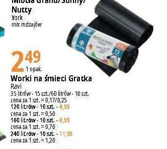 E.Leclerc Worki na śmieci 240 l oferta