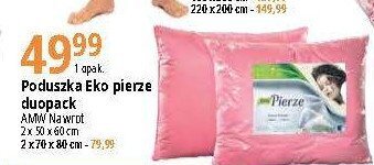 E.Leclerc Poduszka eko pierze 50 x 60 cm oferta