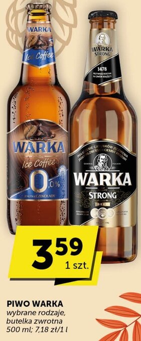 Groszek PIWO WARKA 500 ml oferta