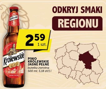 PIWO KRÓLEWSKIE JASNE PEŁNE 500 ml