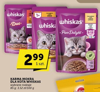 Groszek KARMA MOKRA DLA KOTA WHISKAS 85 g oferta