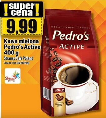 Topaz Strauss Cafe Poland Kawa mielona Pedro's Active 400 g oferta