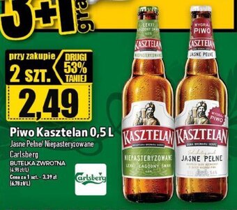 Topaz Carlsberg Piwo Kasztelan 0,5 L oferta